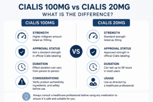 Cialis 100mg vs Cialis 20mg: What Is the Difference?